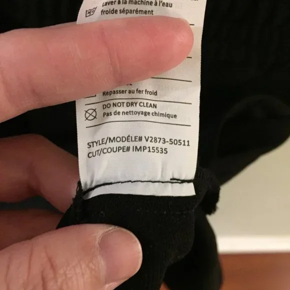 VINCE Contrast Trim Zip Neck Drawstring Dress - Picture 7 of 9